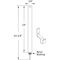 Prime-Line Spiral Balance, FR Series, Non-Tilt, 24 in., 3/8 in., Red Bearing Single Pack FR 2420-343 - alternate 2